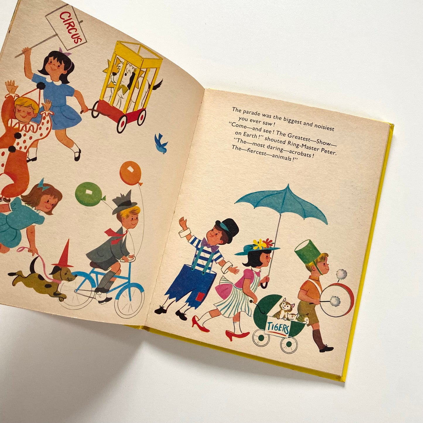 Vintage circus book.