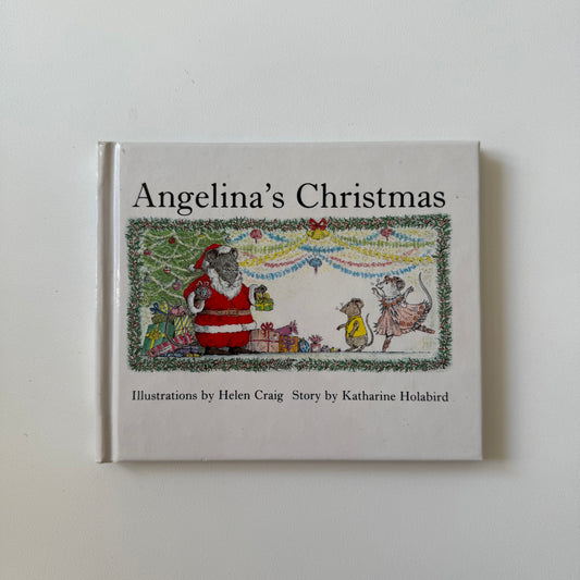 Vintage Mini 1989 Angelina Christmas book