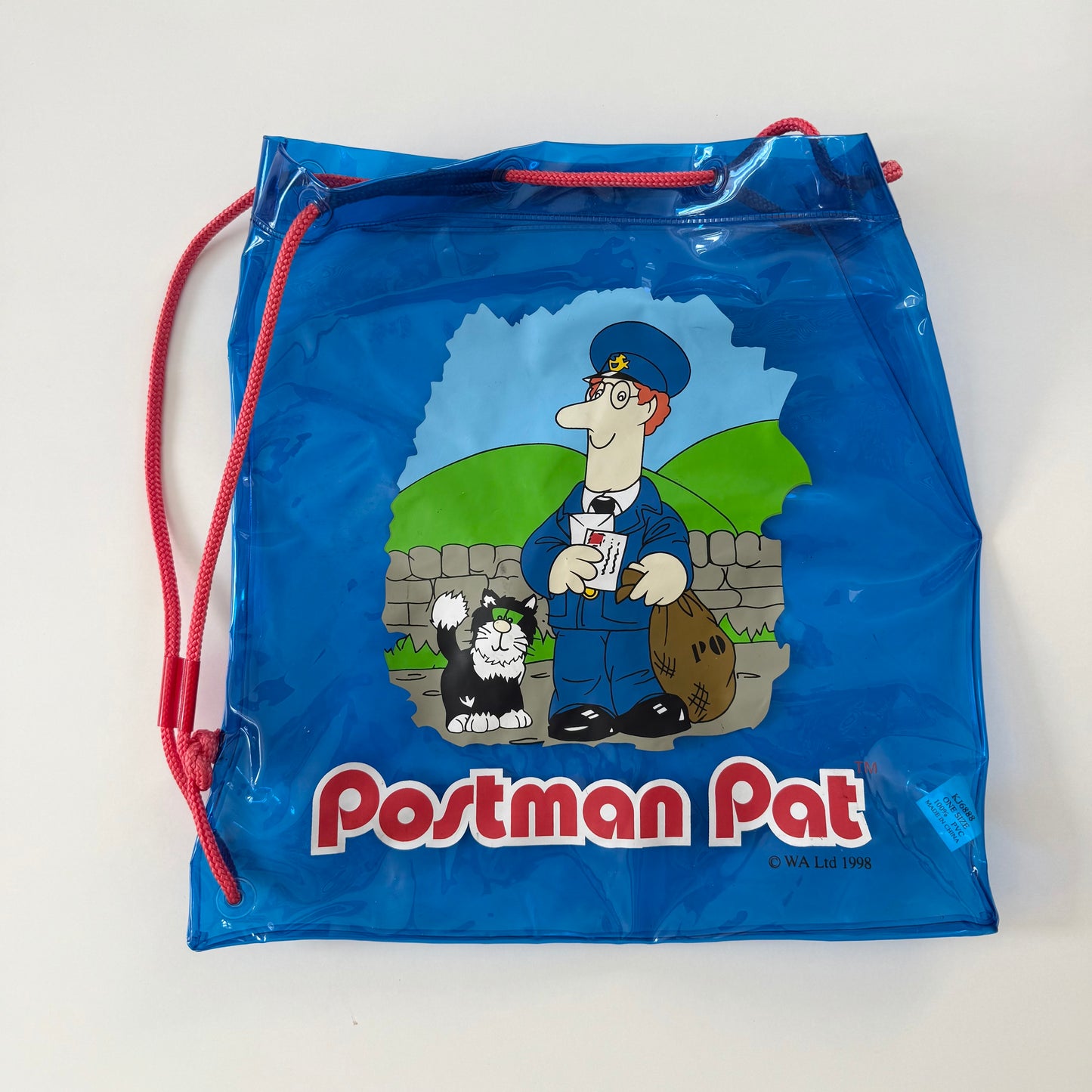 Vintage 1998 postman Pat plastic bag / swim bag?