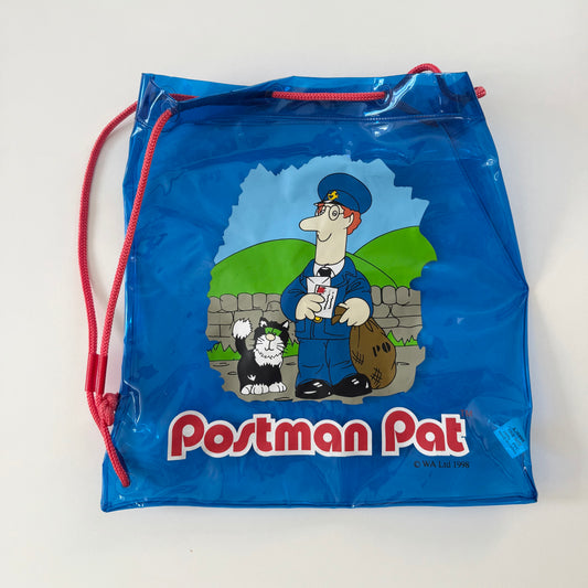 Vintage 1998 postman Pat plastic bag / swim bag?