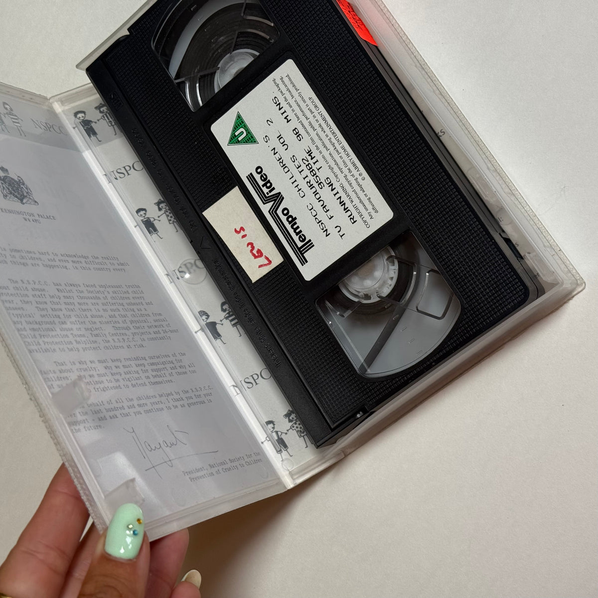 Vintage children’s tv favourites vhs tape