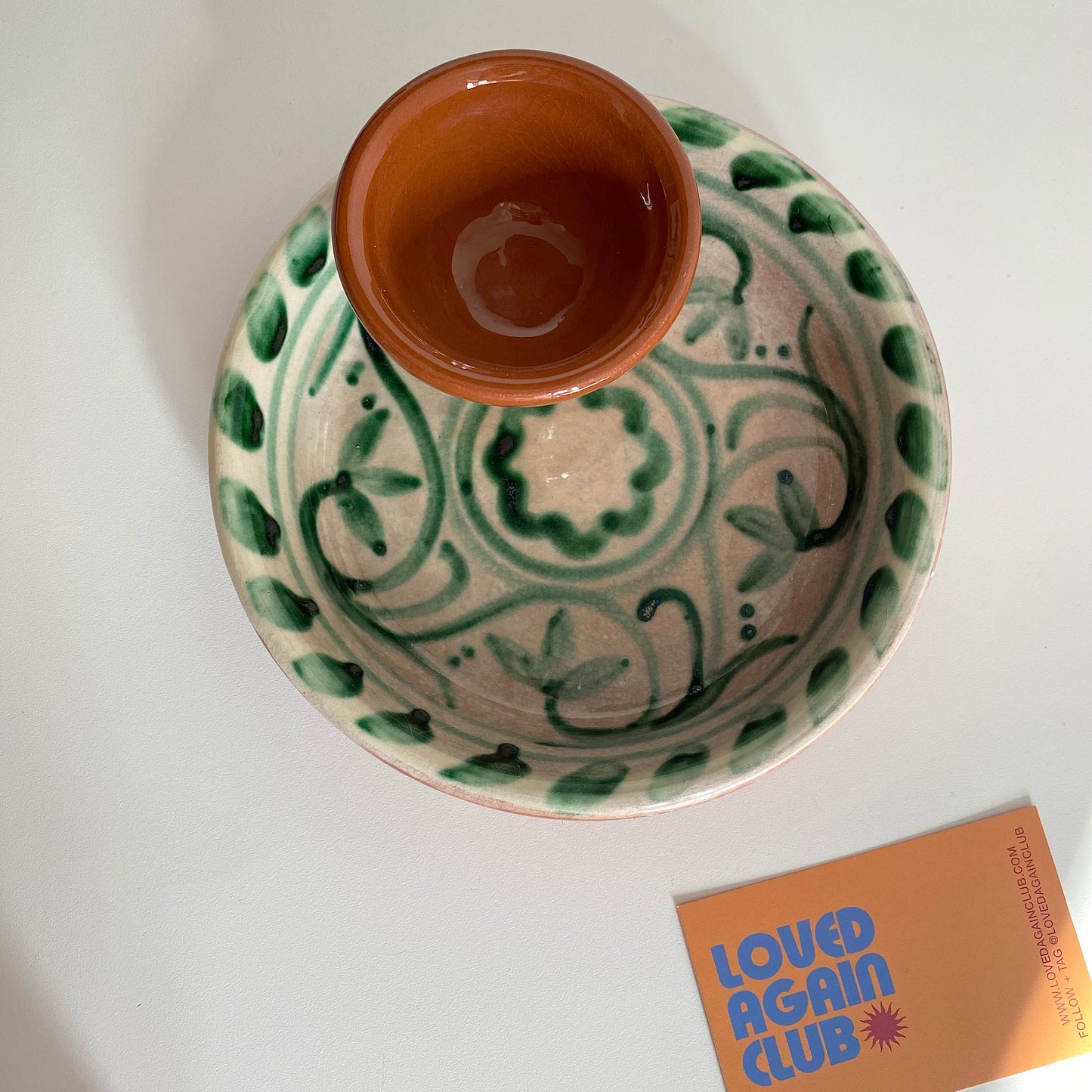 Vintage terracotta / ceramic dish.