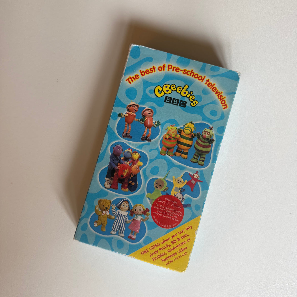 Vintage CBeebies vhs tape