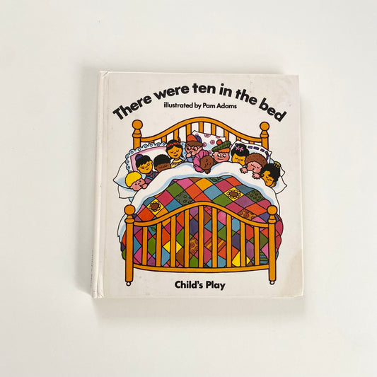 Vintage 1979 child’s play ten in a bed book.