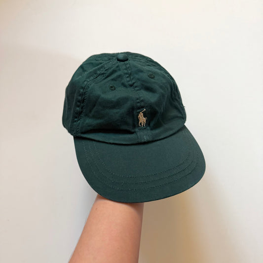 Ralph Lauren forest green cap. Size approx 2-5 years