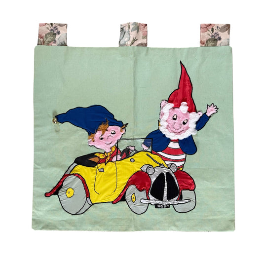Handmade noddy wall hanging. Has little quirks. Condition as shown.