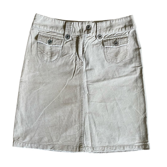 Vintage y2k river island corduroy mid length skirt. Size 12