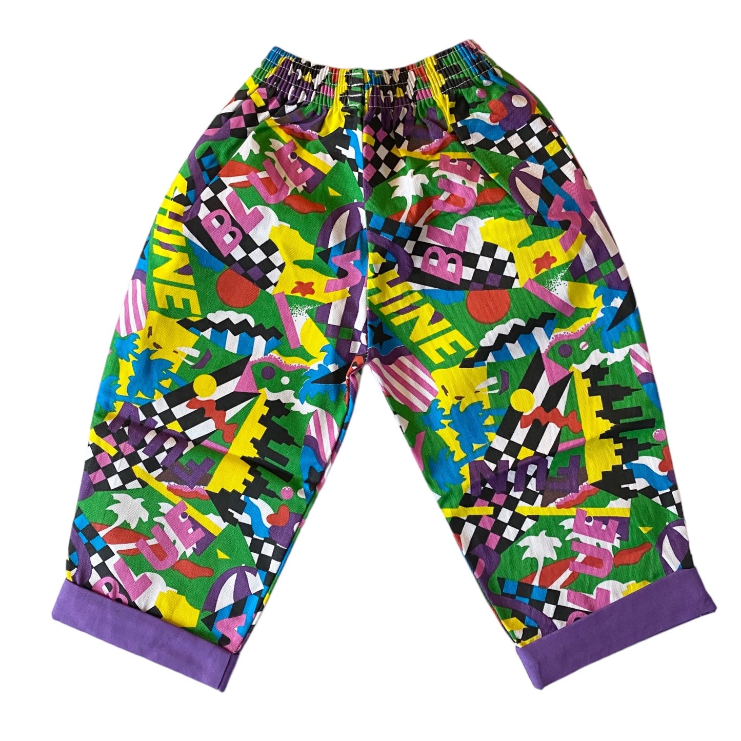 Bright 90s trousers size 2-3 years