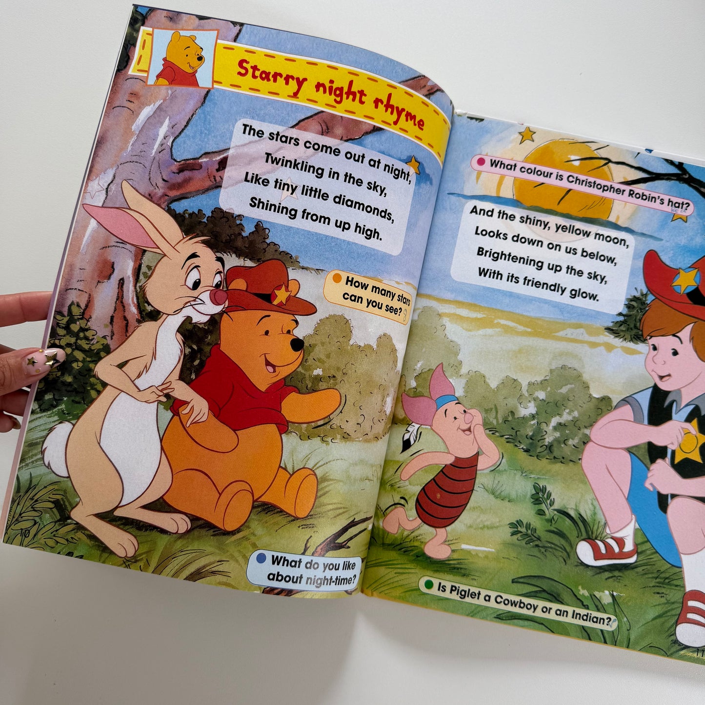 Vintage Winnie the Pooh annual 2001. Some light drawing