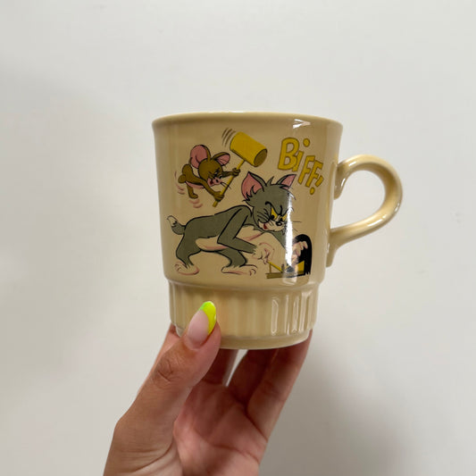 Vintage ceramic Tom and Jerry mugs