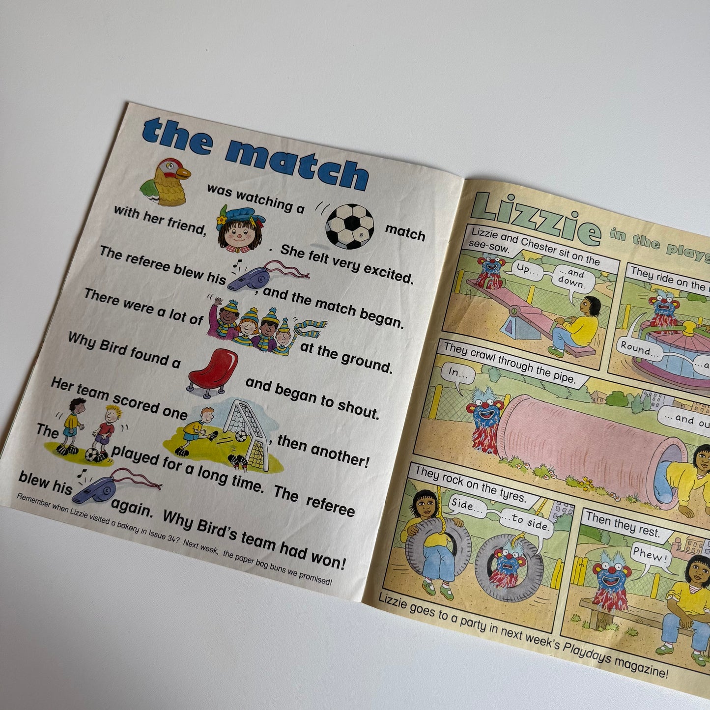 Vintage 1991 playdays magazine