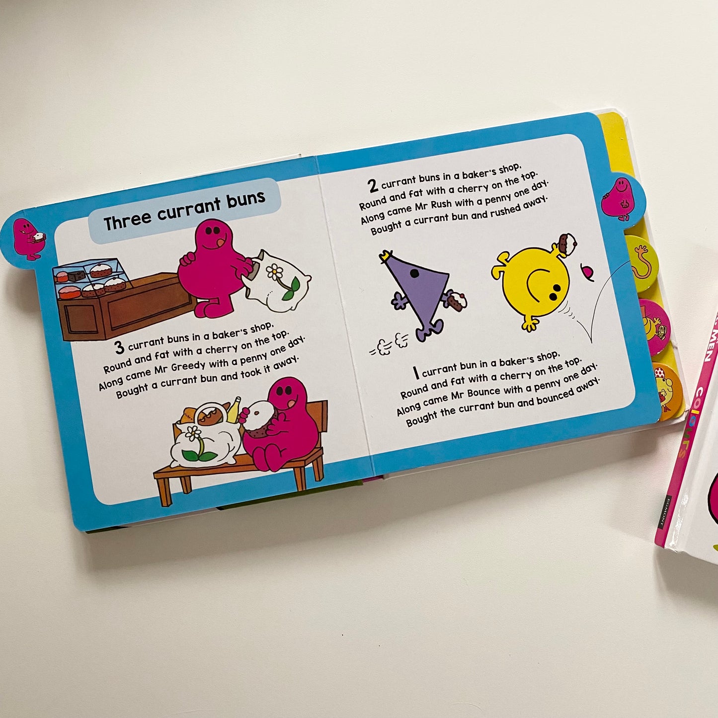 Set of two 2016/2017 mr men toddler books.