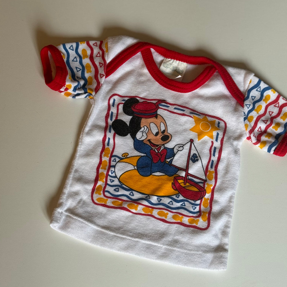 Vintage Mickey Mouse top. Size 0-3 months