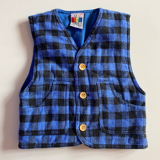 Vintage cotton gilet jacket. Size 18-24 months
