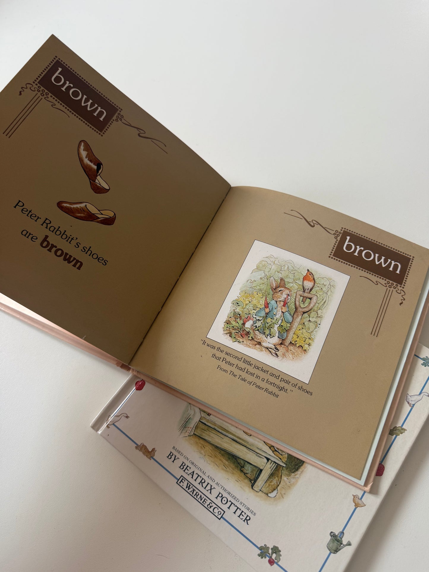 Vintage Beatrix rabbit books x 2