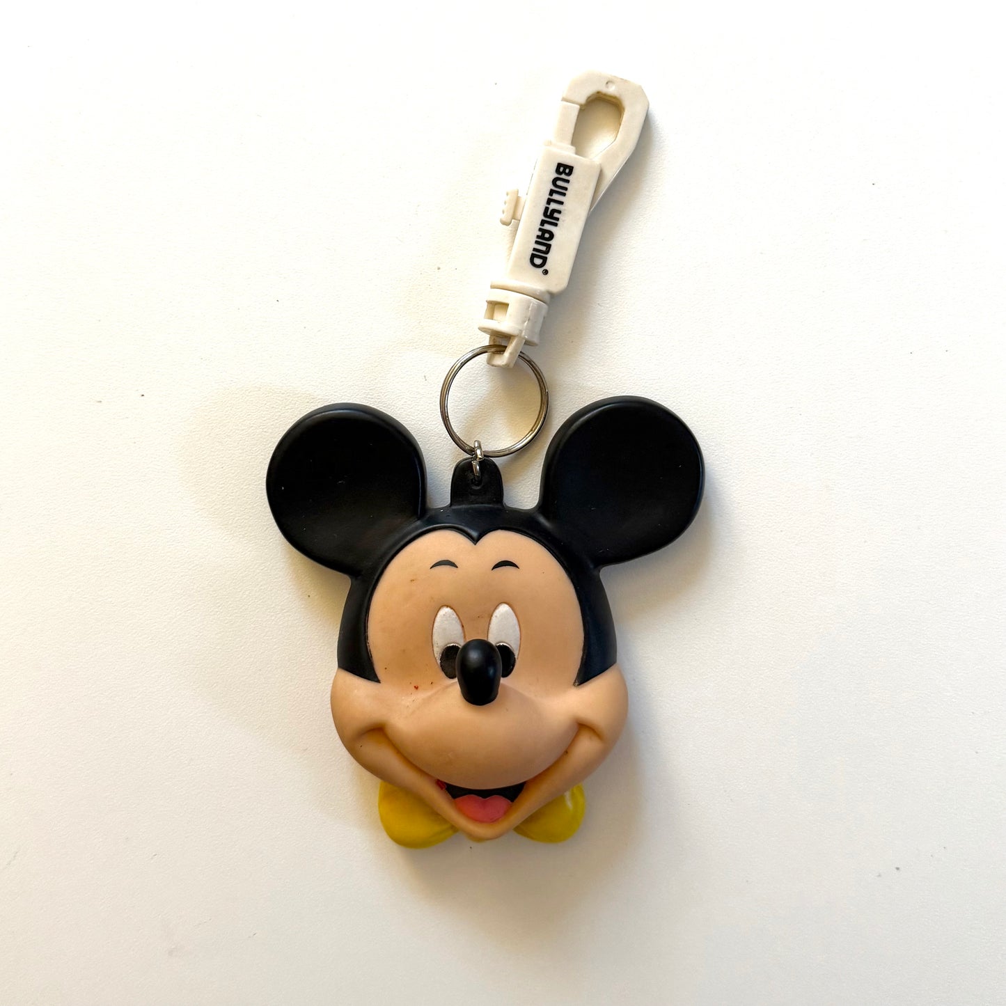 Vintage Mickey Mouse coin pocket purse key ring. Condition as shown.
