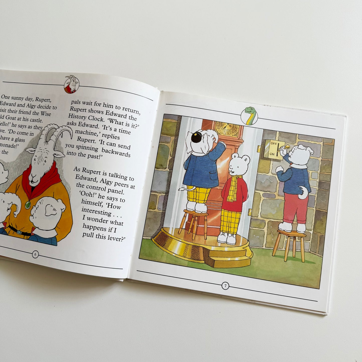 Vintage 1991 Rupert book