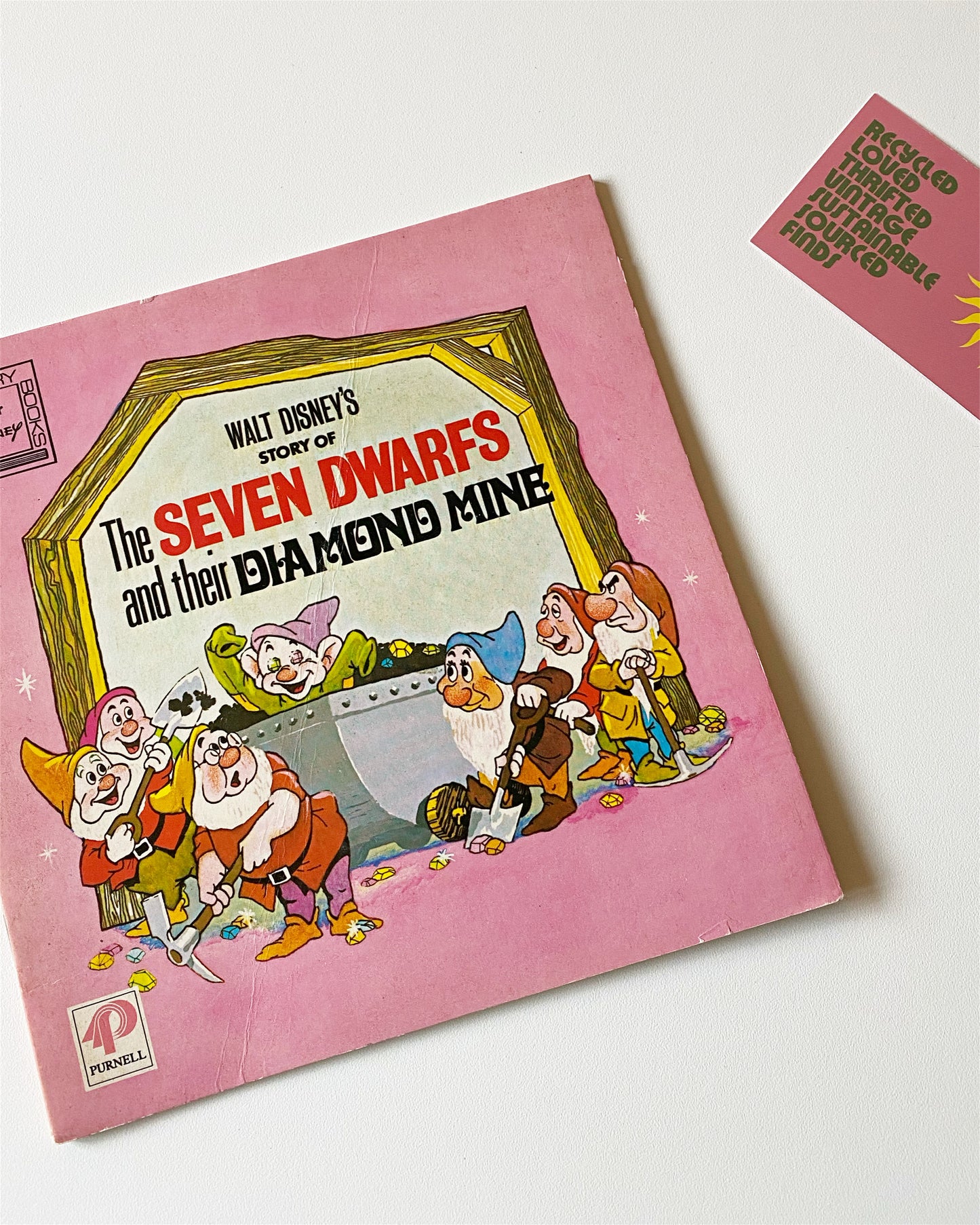 Disney Seven dwarfs paperback book