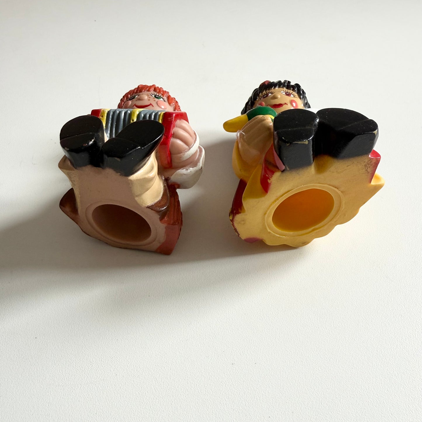 Vintage Rosie & Jim figurines. Set of two.