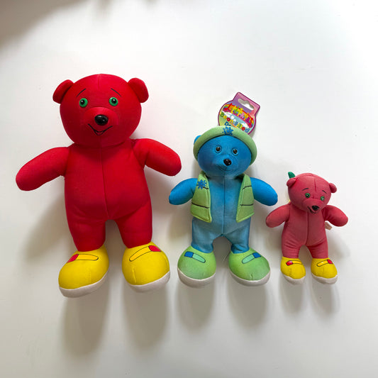Vintage 1998 set of 3 jellikins plushies.