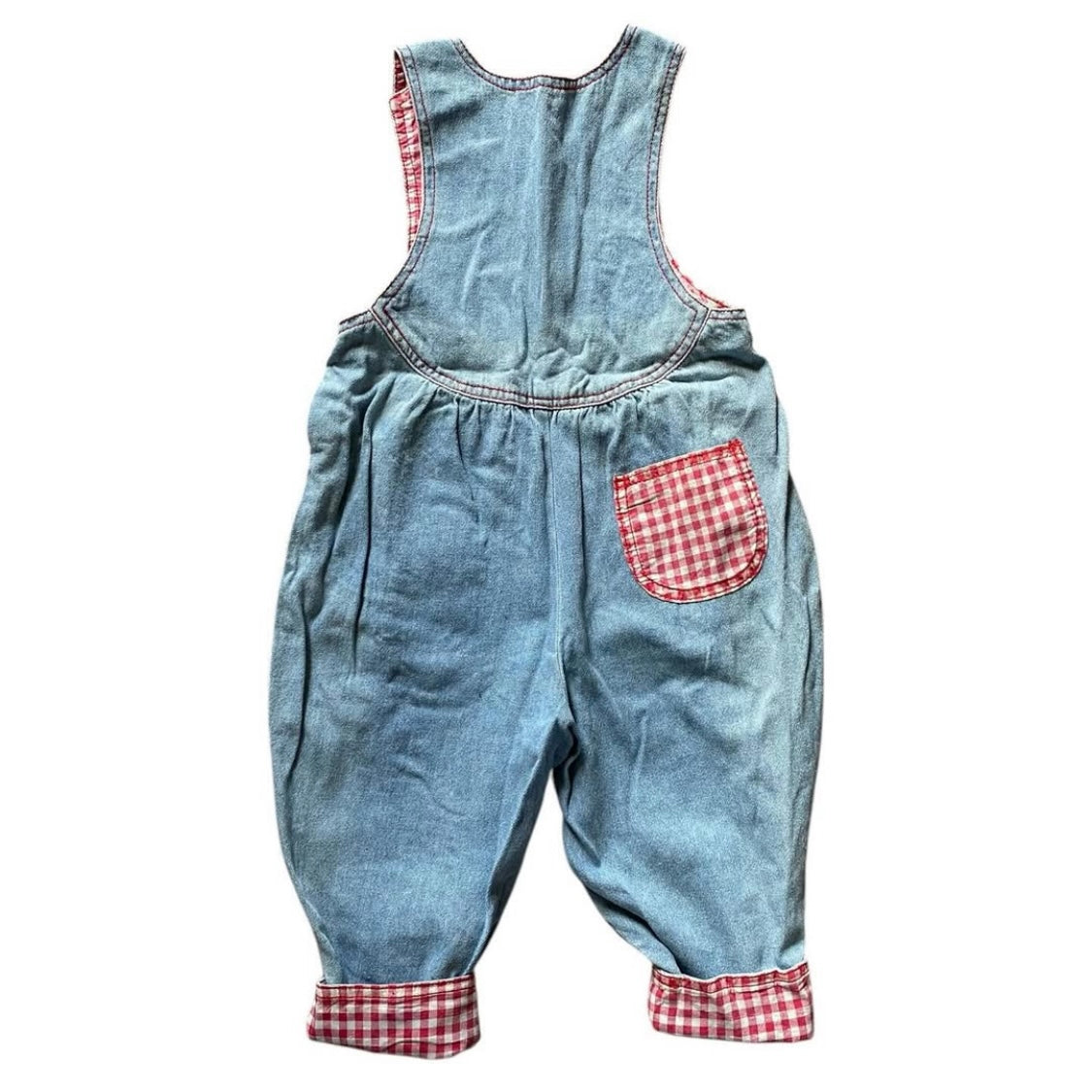 Vintage baby club denim overalls approx 2-3 years