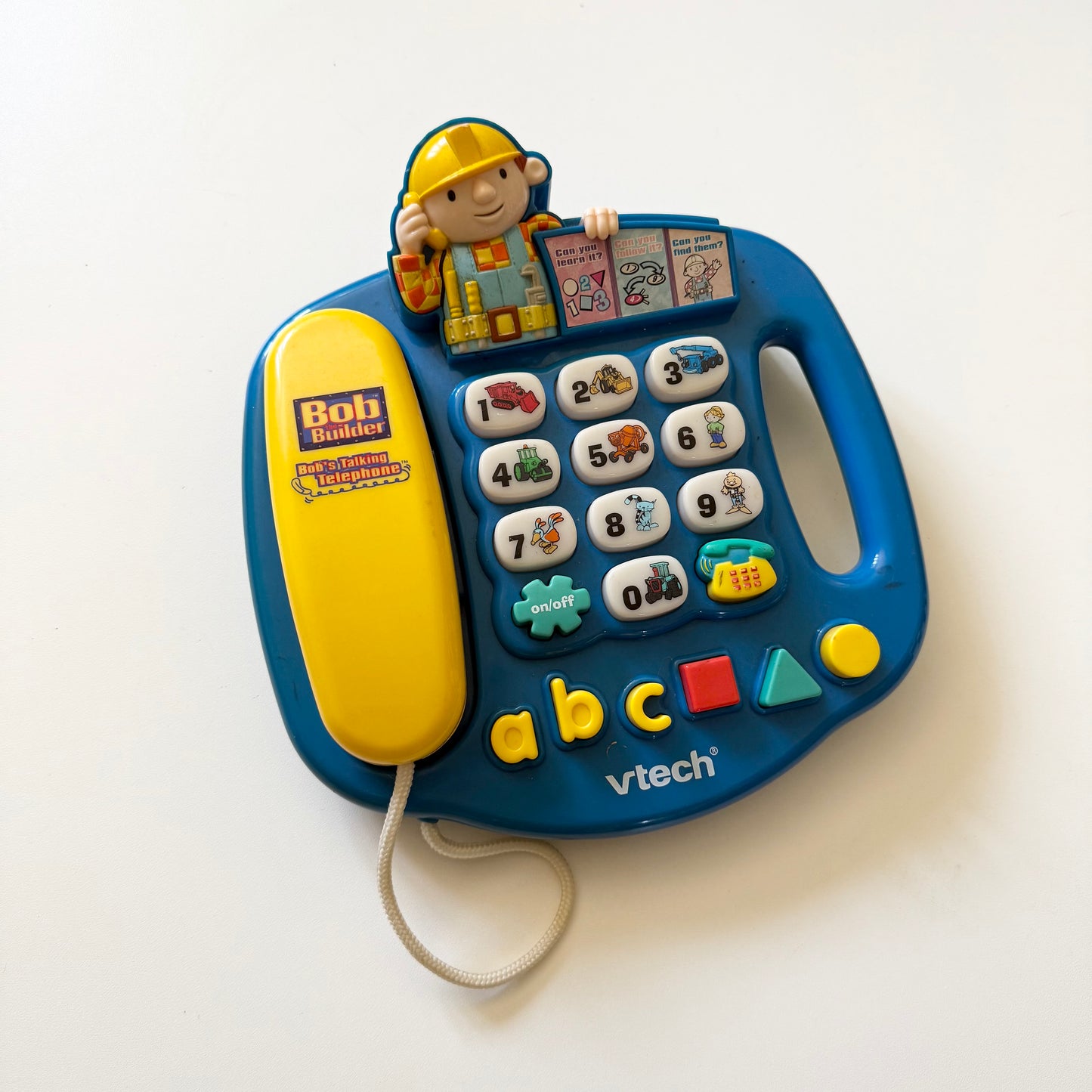 Vintage Bob the builder toy phone. Needs new batteries