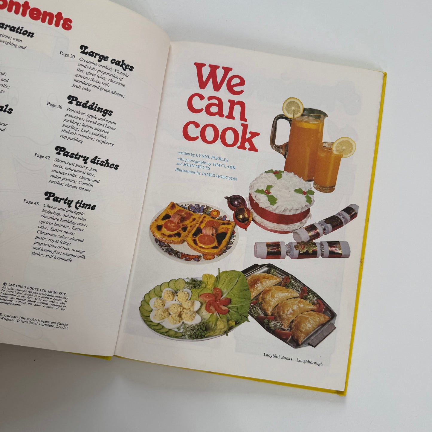 Vintage 1979 ladybird a4 cook book.