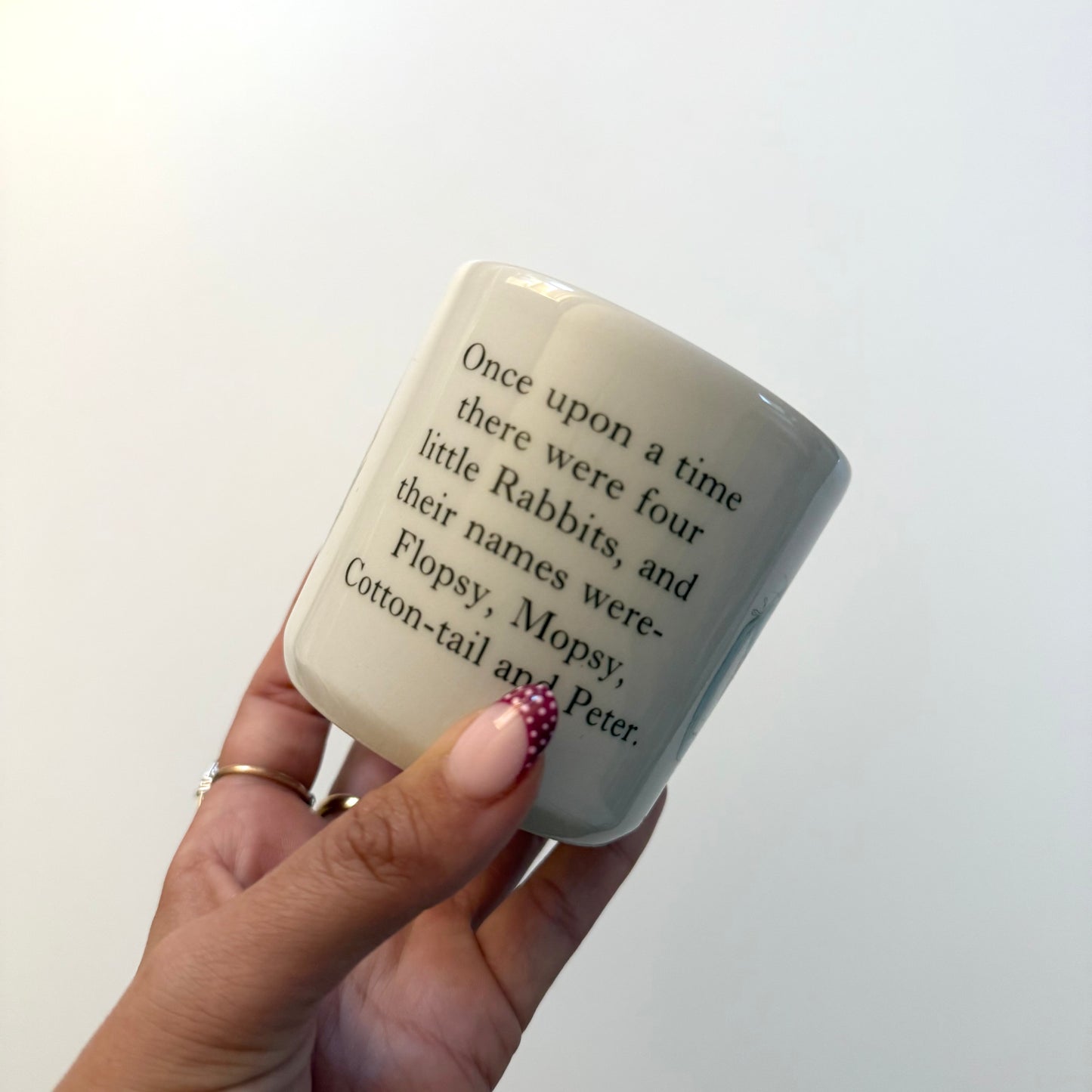 Vintage 1993 Peter rabbit ceramic mug