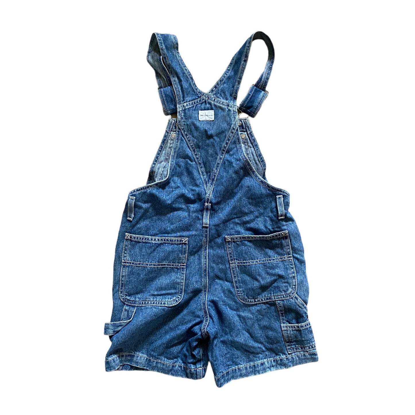 Vintage Calvin Klein shortall dungarees approx age 9-10 years