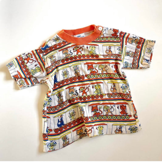 Vintage animal circus top ~ 6 months