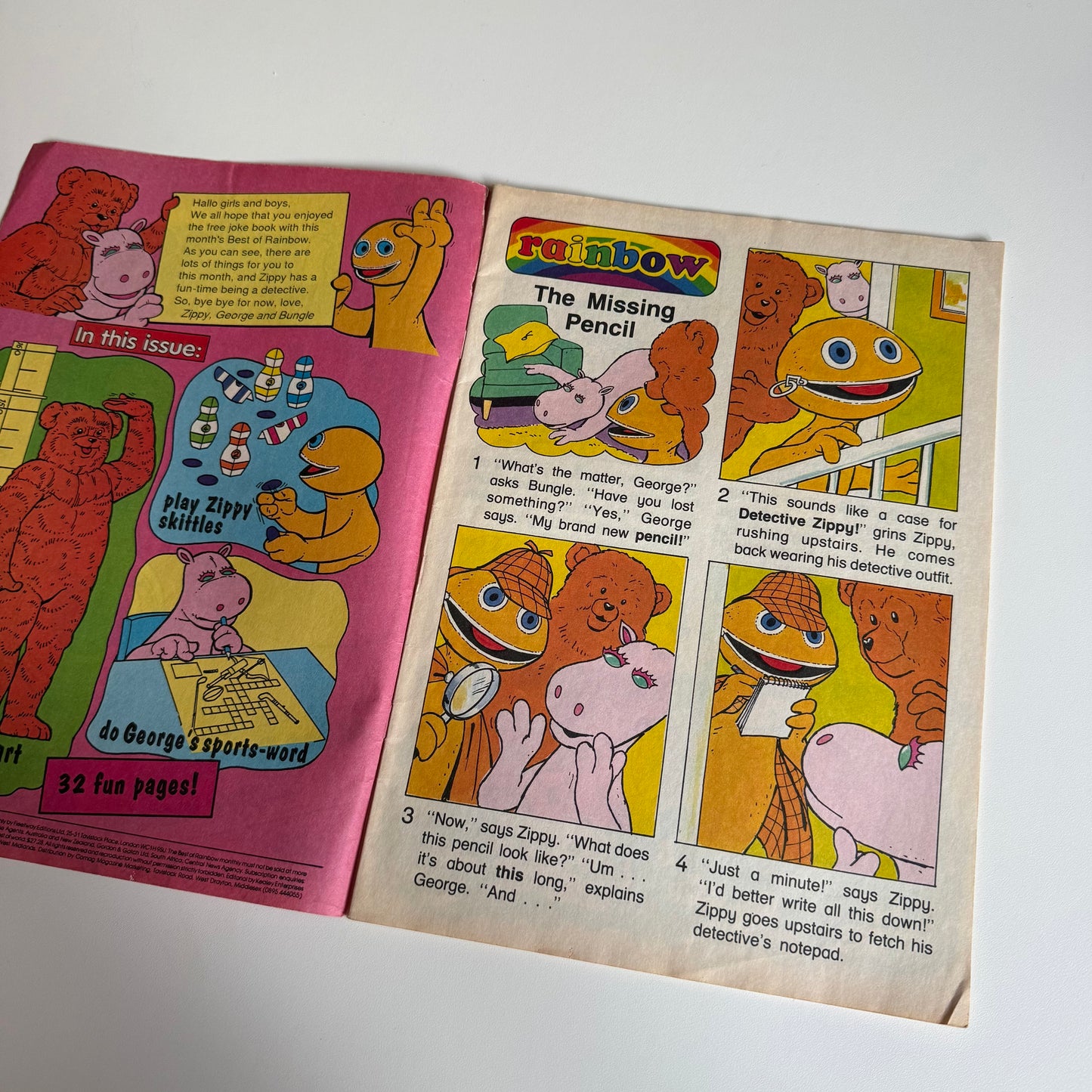 Vintage 1994 rainbow magazine