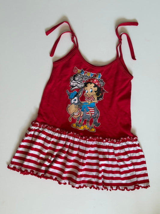 Vintage Betty boop summer dress. Size 3 years