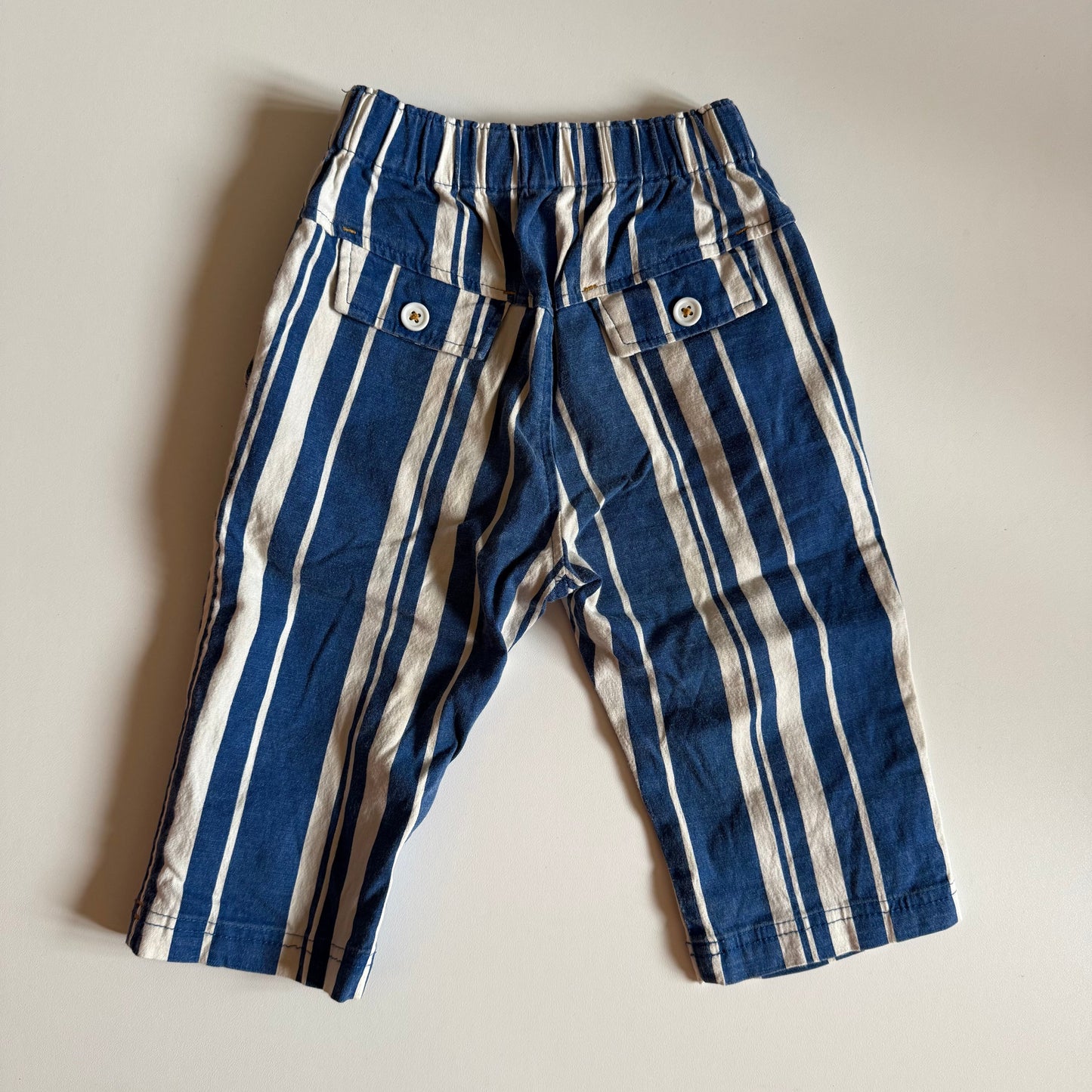 Japanese striped trousers. Size 6-12 months