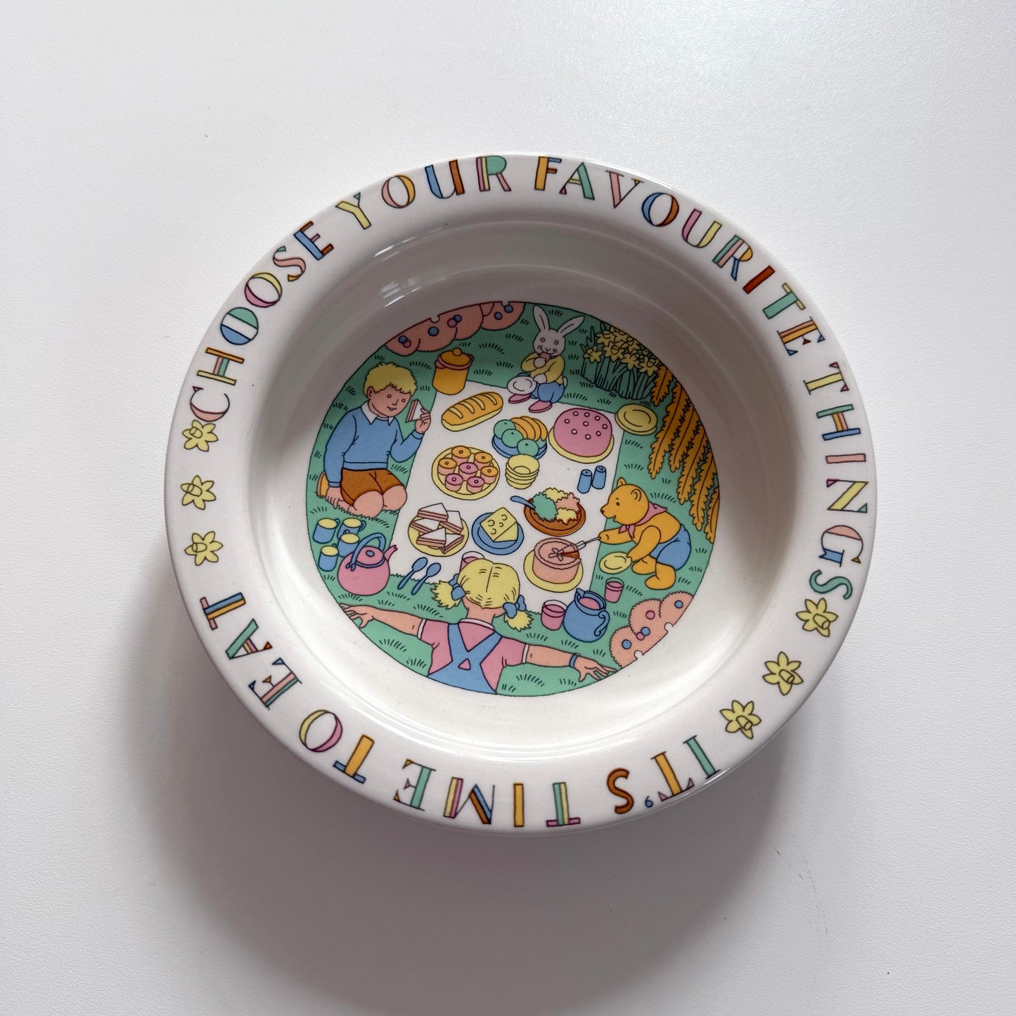 Vintage mothercare ceramic bowl