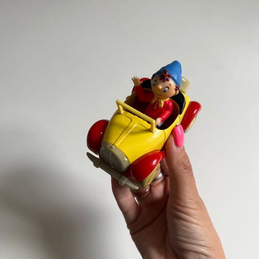 Vintage noddy figurine & car