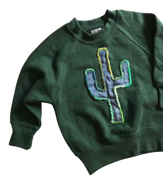 Embroidered cactus jumper 18m- 2 years