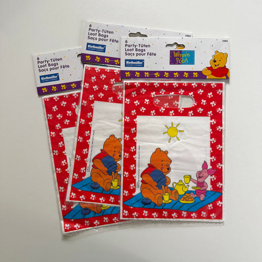 Winnie the Pooh party bags x 3