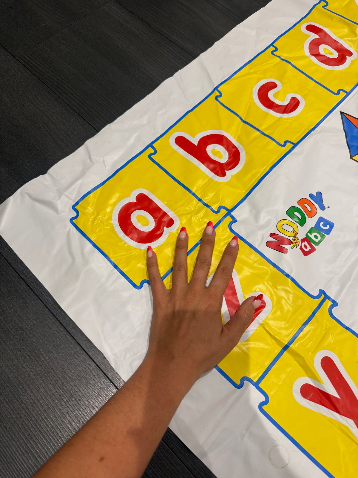 Vintage noddy alphabet playmat/ table cloth.