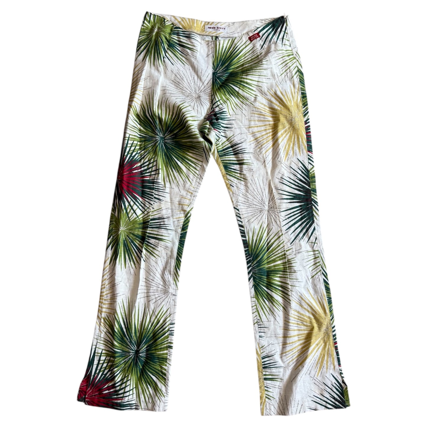 Vintage miss sixty cotton mid length trousers. Size S/8.