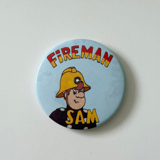 Vintage fireman Sam badge