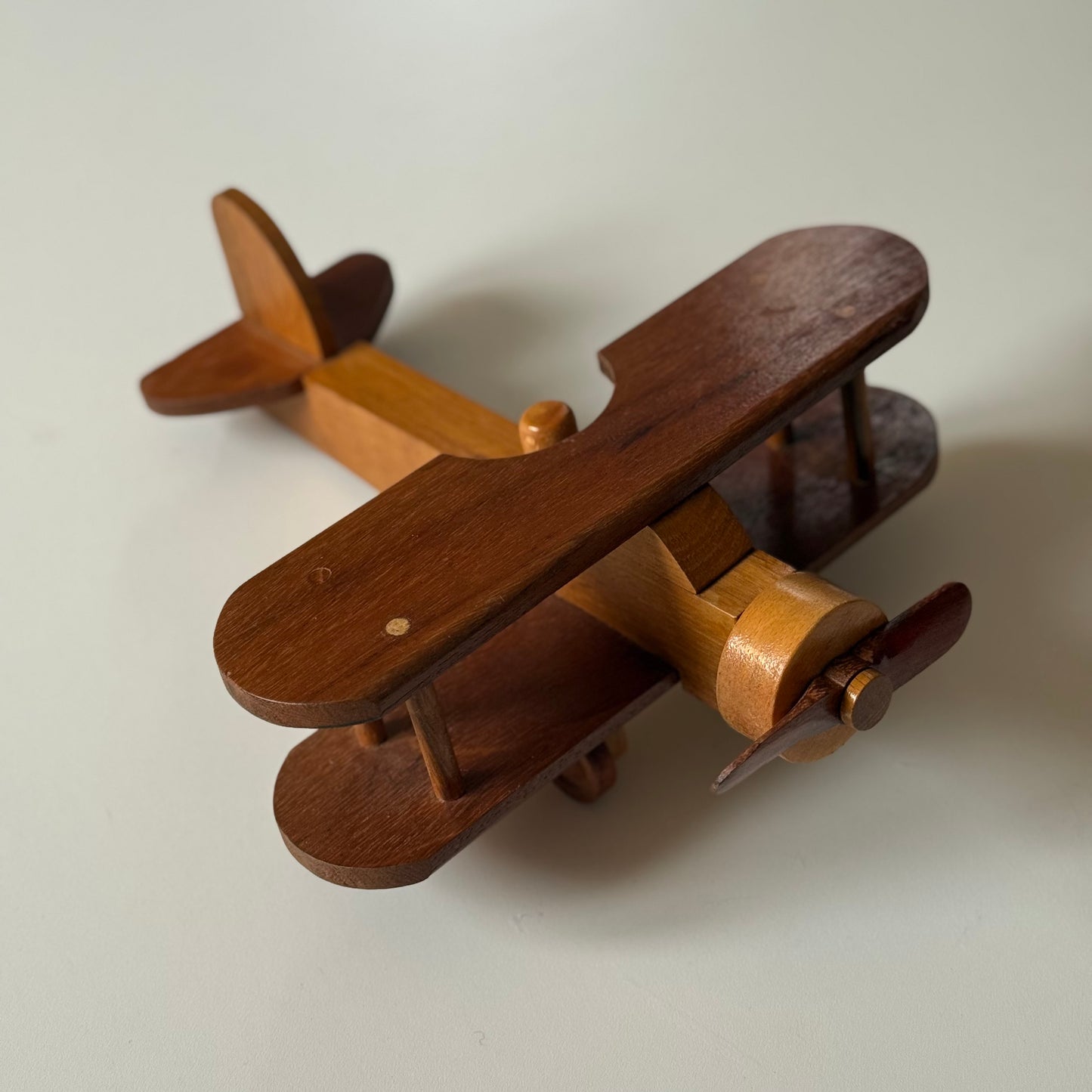 Vintage wooden plane figure. So cool on display! Medium size