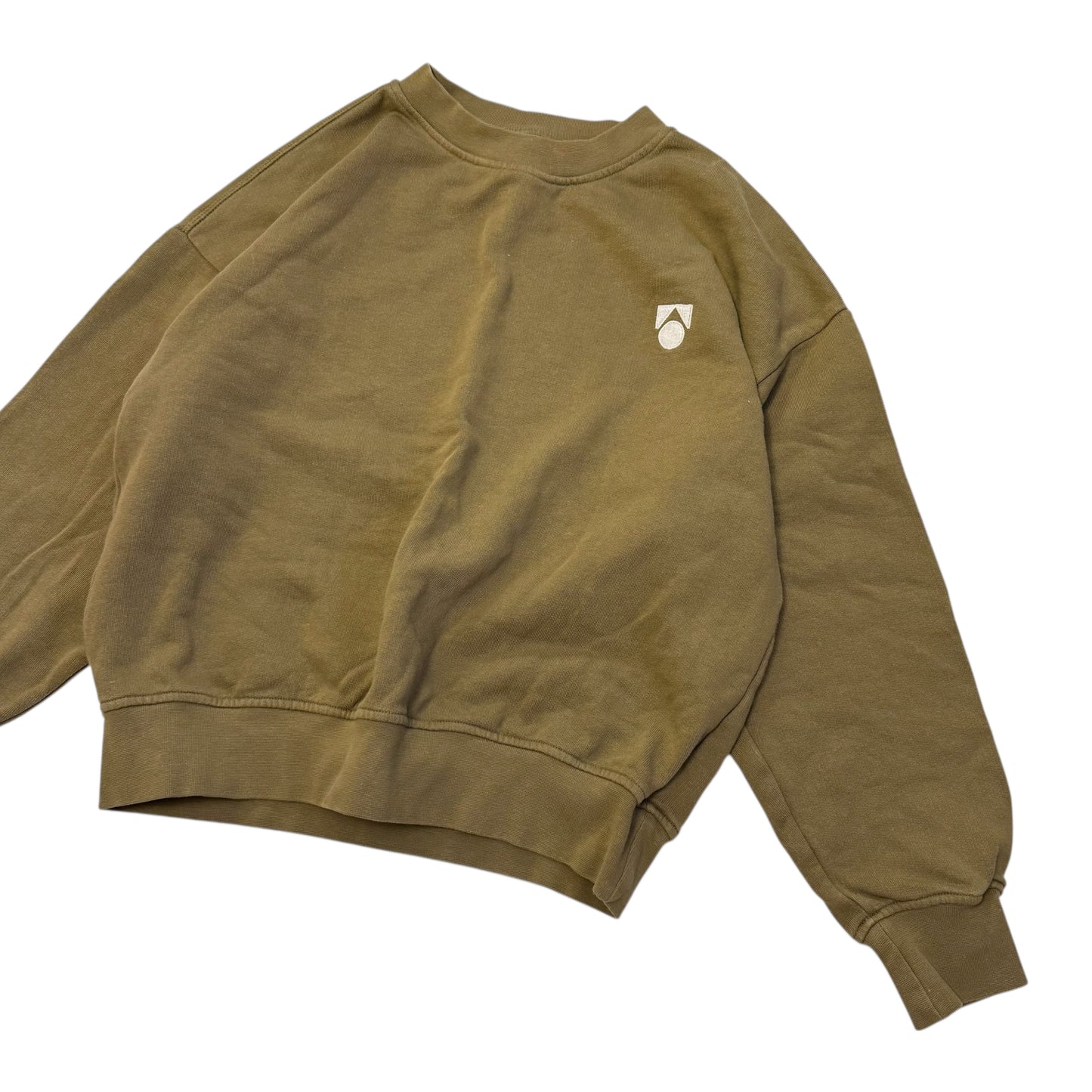 Main story khaki green sweatshirt. Size 8 years