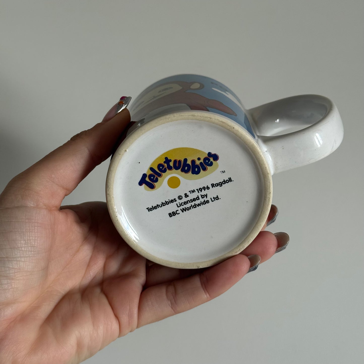 Vintage 1996 teletubbies Po ceramic mug