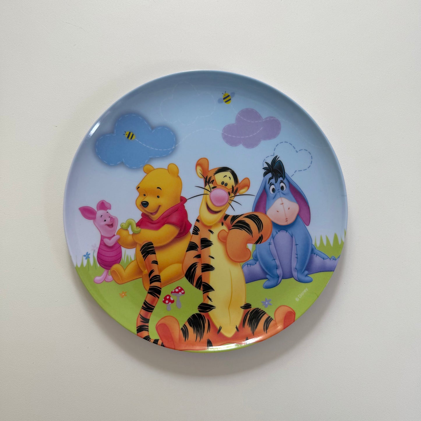 Vintage Winnie the Pooh plastic plate