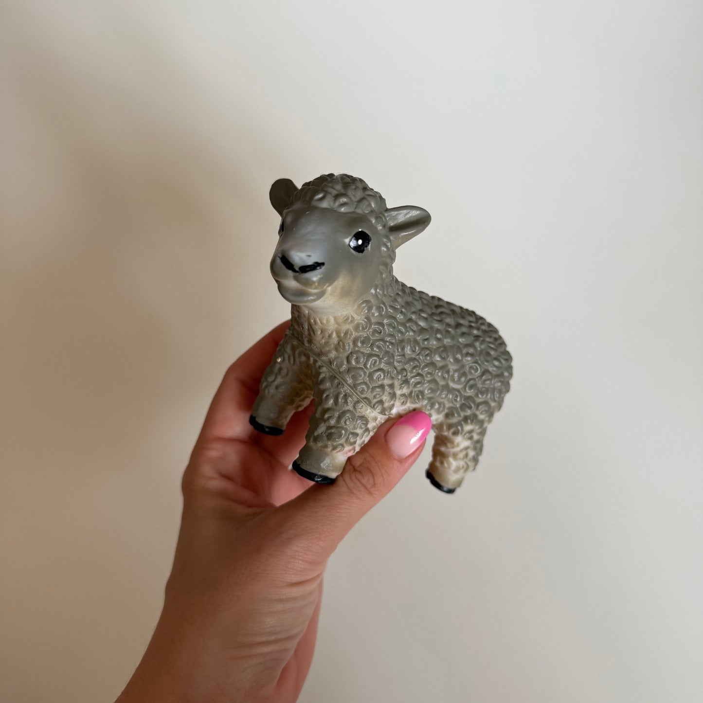 Vintage 2006 grey sheep toddler toy.