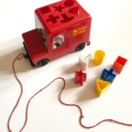 Vintage postman Pat shape sorter toy