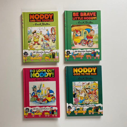 Vintage 1989’ set of 4 noddy Enid Blyton books.