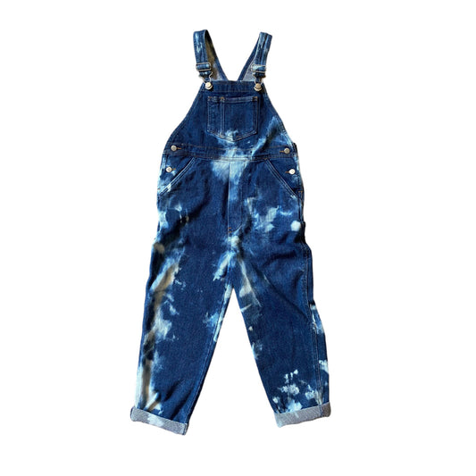 Vintage mothercare reworked acid wash dungarees. Age 6-7 years