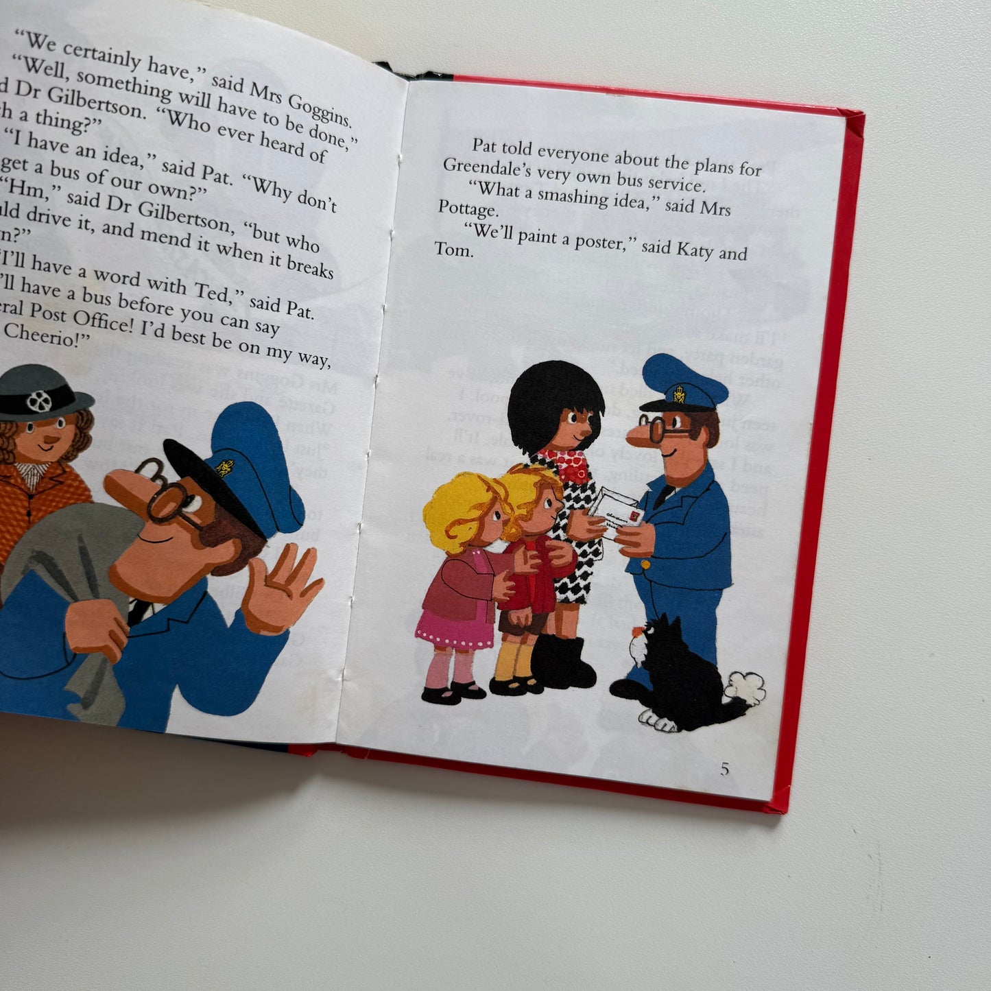 Vintage 1993 postman Pat book