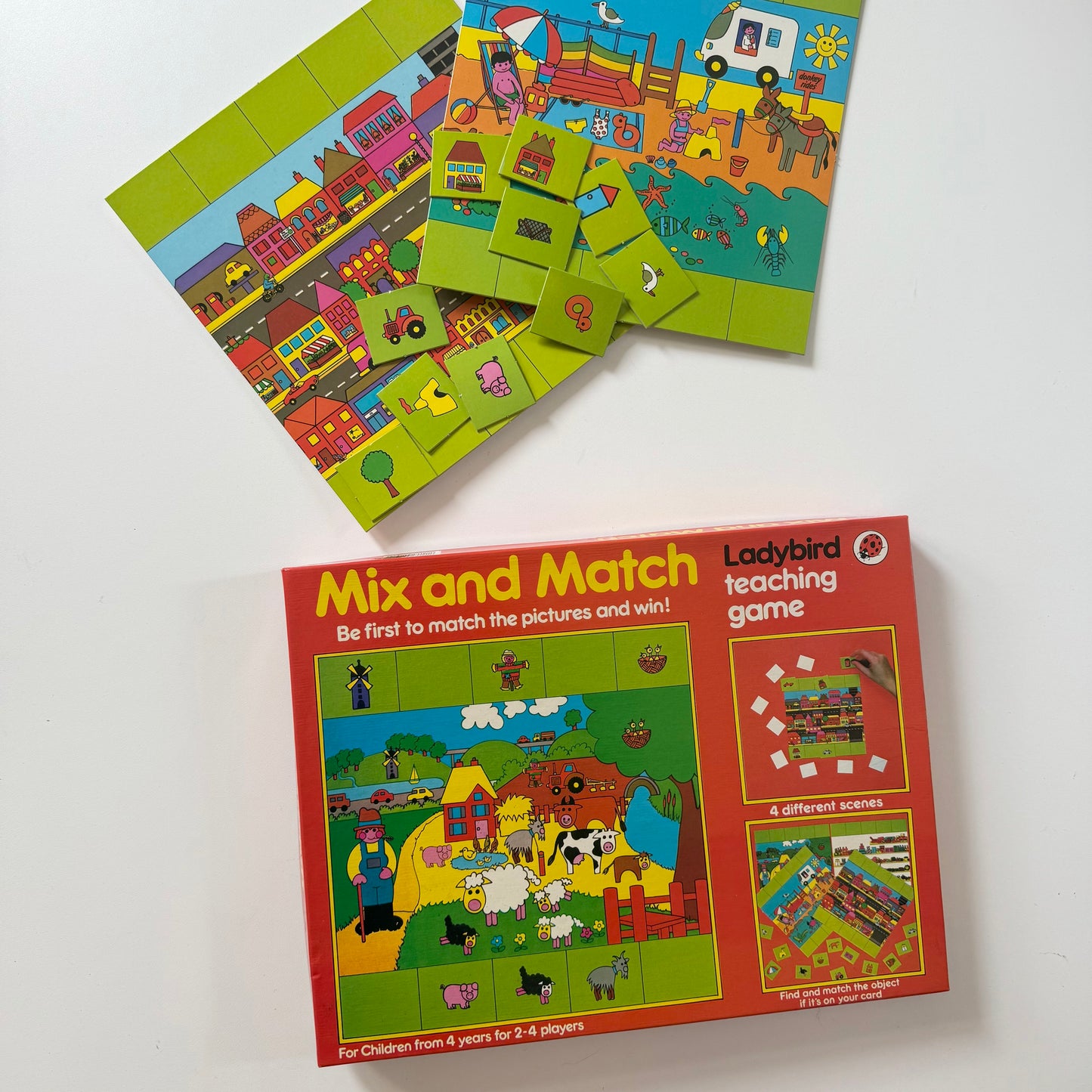 Vintage 1984 ladybird mix and match game